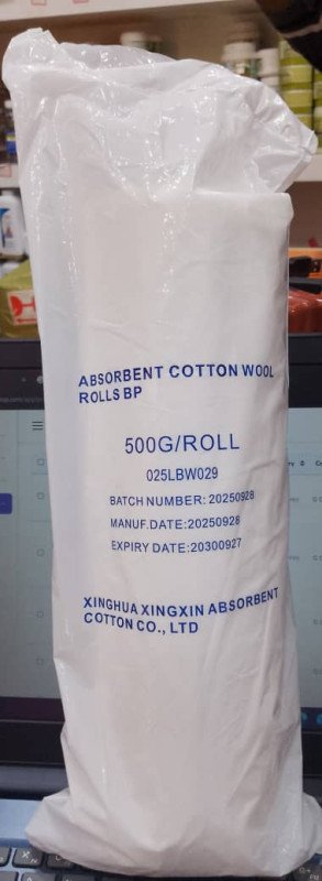 Absorbent Cotton Wool Rolls BP 025LBW029